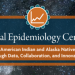 Blue and orange header Report headline: Tribal Epidemiology Centers: Strengthening American Indian and Alaska Native Public Health through Data, Collaboration, and Innovation